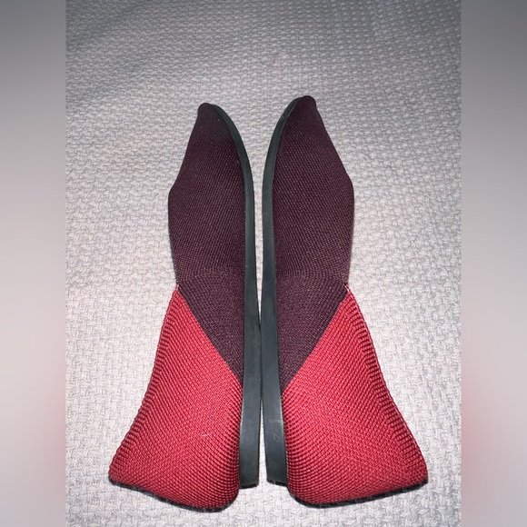 Vivaia Women’s Pointed-Toe V-Cut Flats (Valencia 2.0) Red Nature Sz 38.5 - Picture 5 of 8